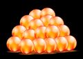 Illustration of the sushi ingredient or sushi species known as Tobiko
