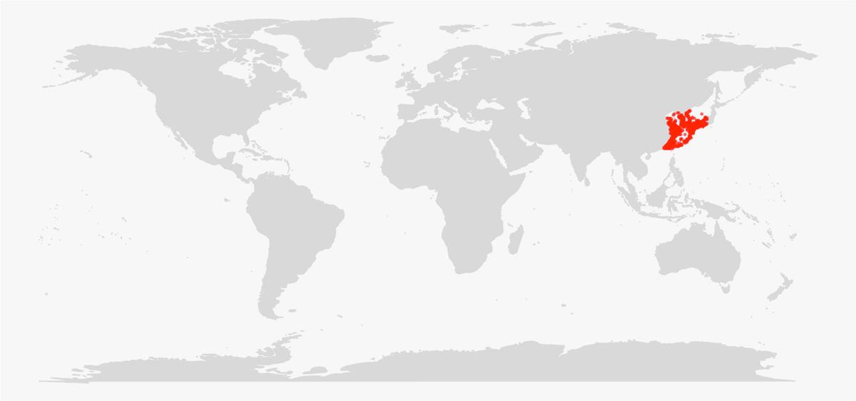 Distribution Area of 